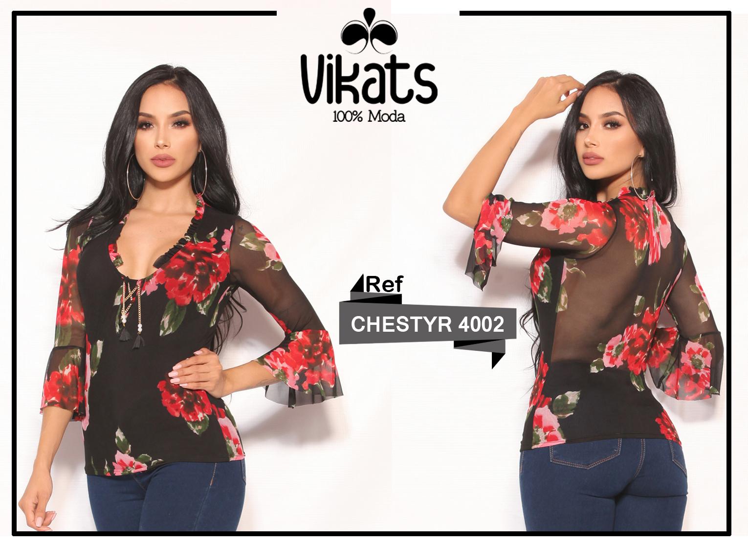 Blusa Estampada Verano Colombiana